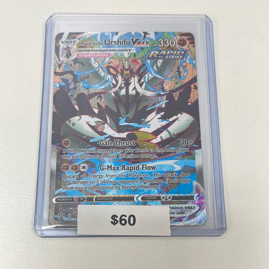 Pokémon Rapid Strike Urshifu VMAX Battle Styles Alt Art 170/163