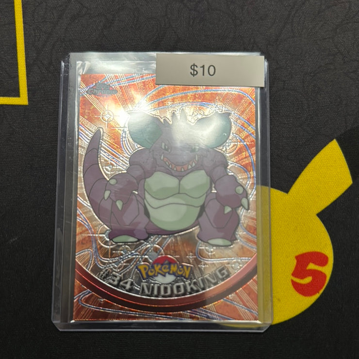 Pokémon topps chrome nidoking 