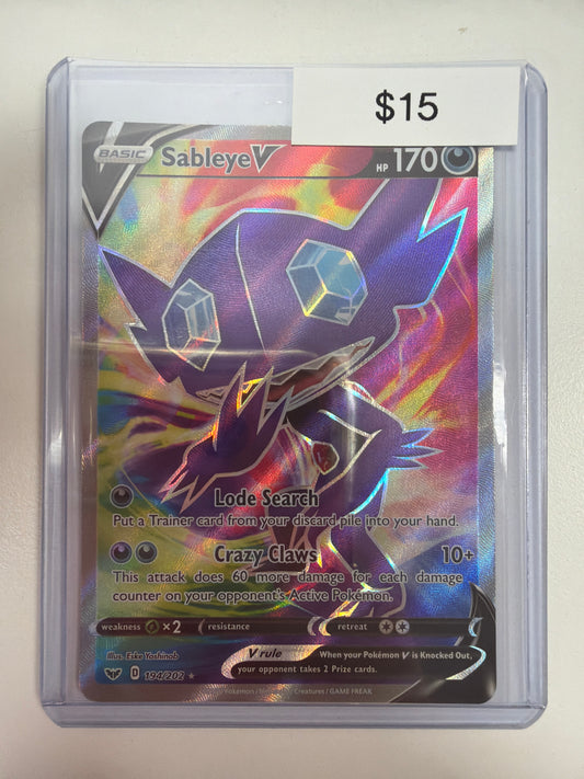 Pokemon Sableye V 194/202
