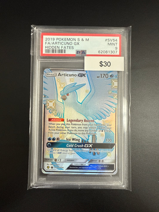 Pokémon Articuno GX PSA 9
