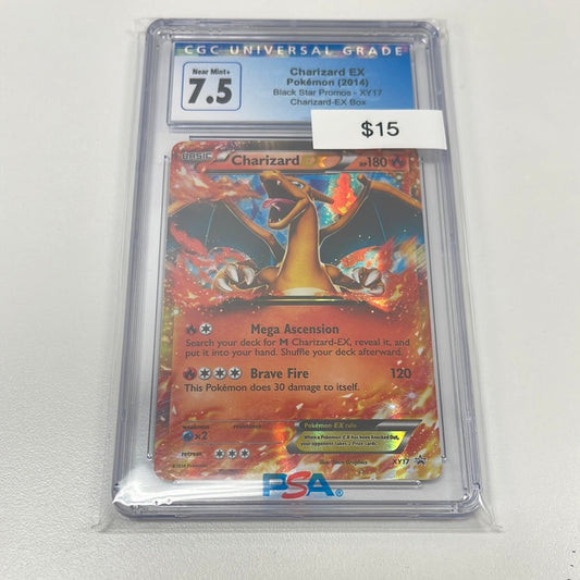 Pokémon Charizard EX BSP XY17 CGC 7.5
