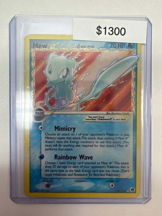 Pokemon Mew Gold Star (DMG) 101/101
