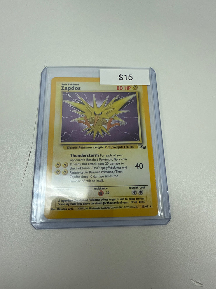 Pokemon Zapdos Holo 