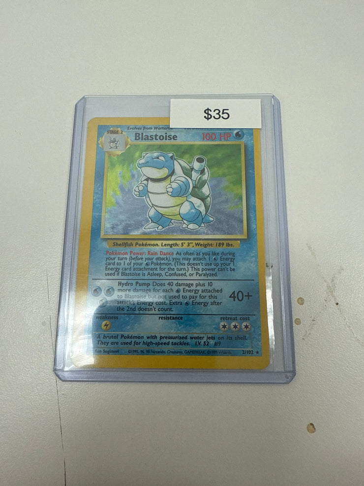 Pokémon Blastoise Base Set Holo 2/102