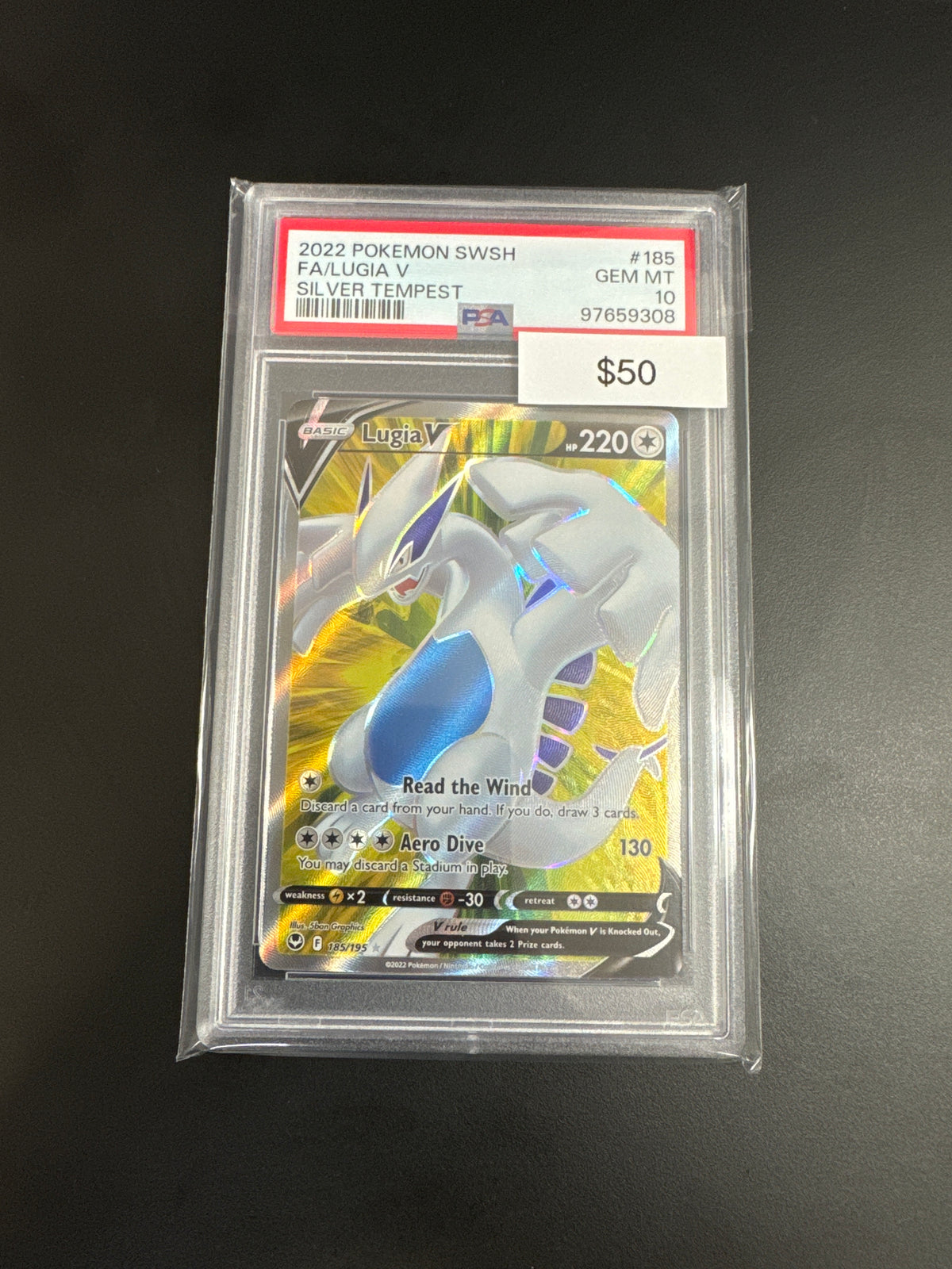 Pokémon Lugia V 185 PSA 10