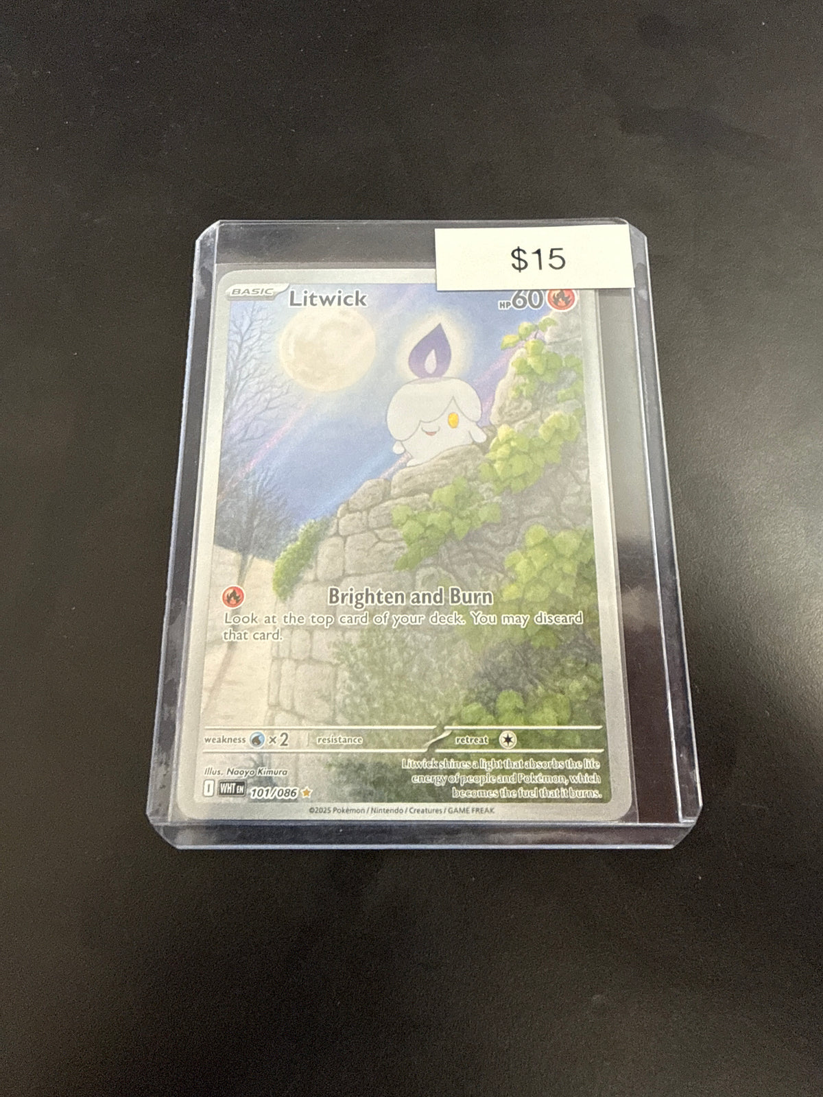 Pokemon White Flare Litwick #101/086