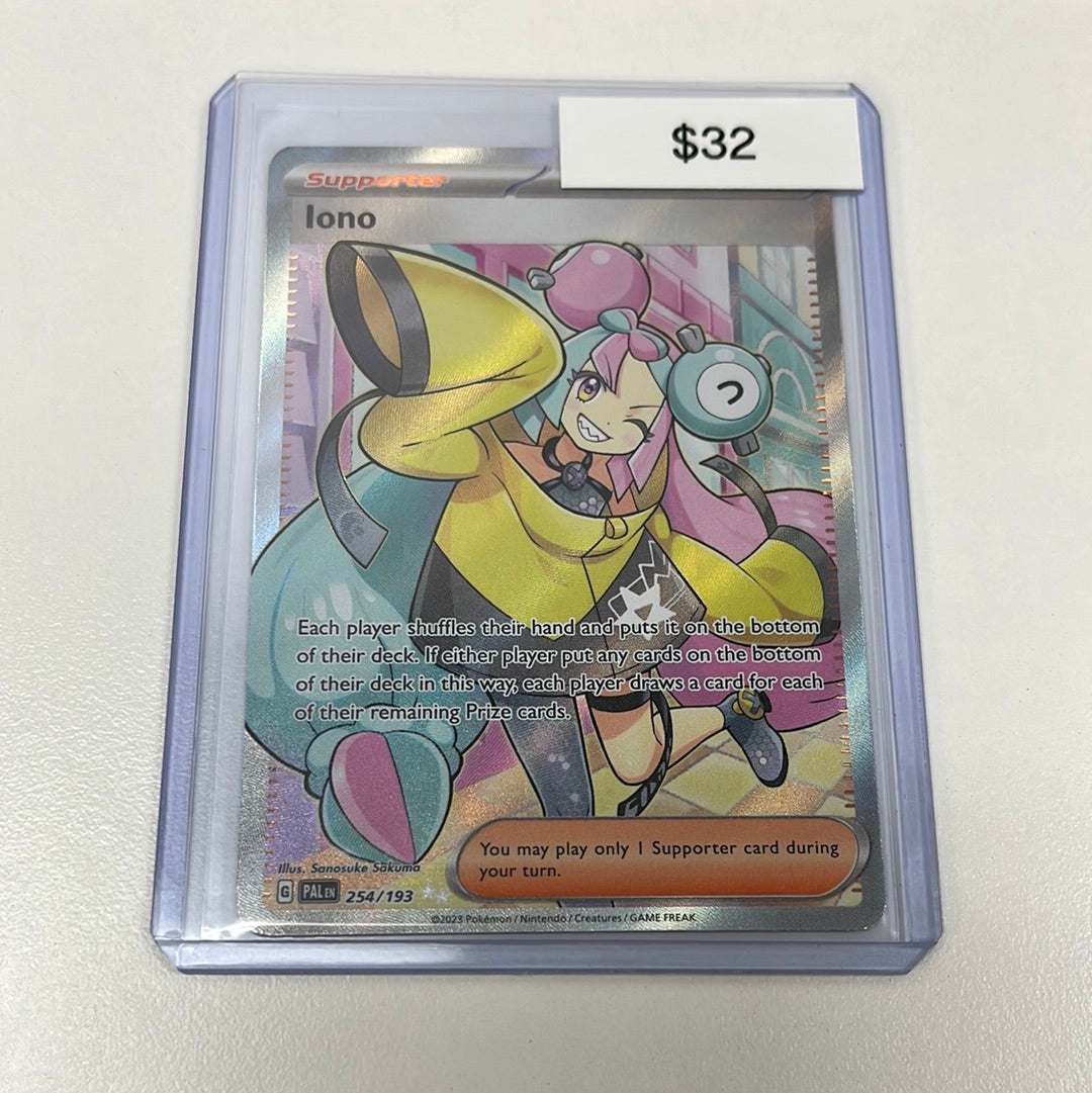 Pokémon Iono Paldea Evolved Full Art 254/193