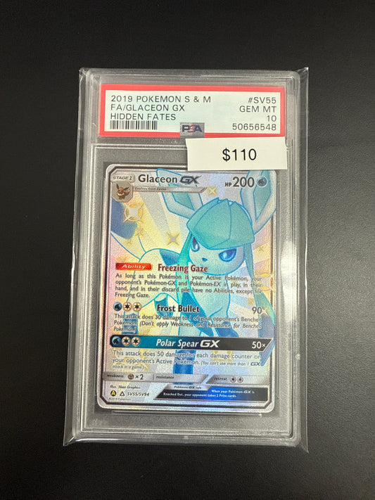 Pokémon Glaceon GX SV55 PSA 10