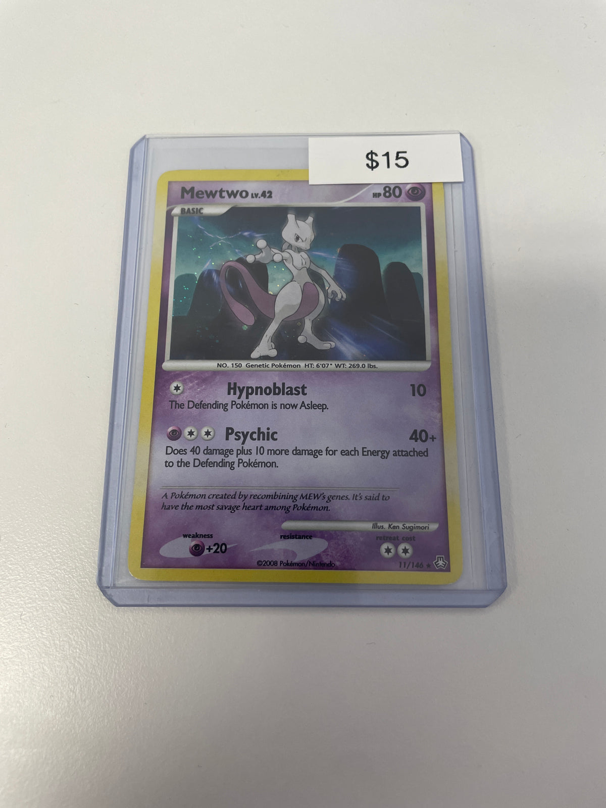Pokemon Mewtwo Holo #11/146