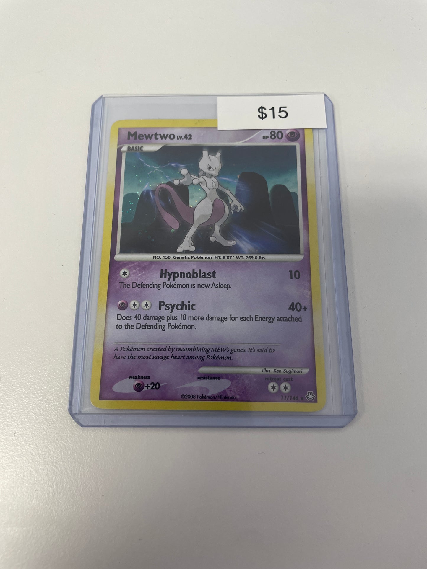 Pokemon Mewtwo Holo #11/146