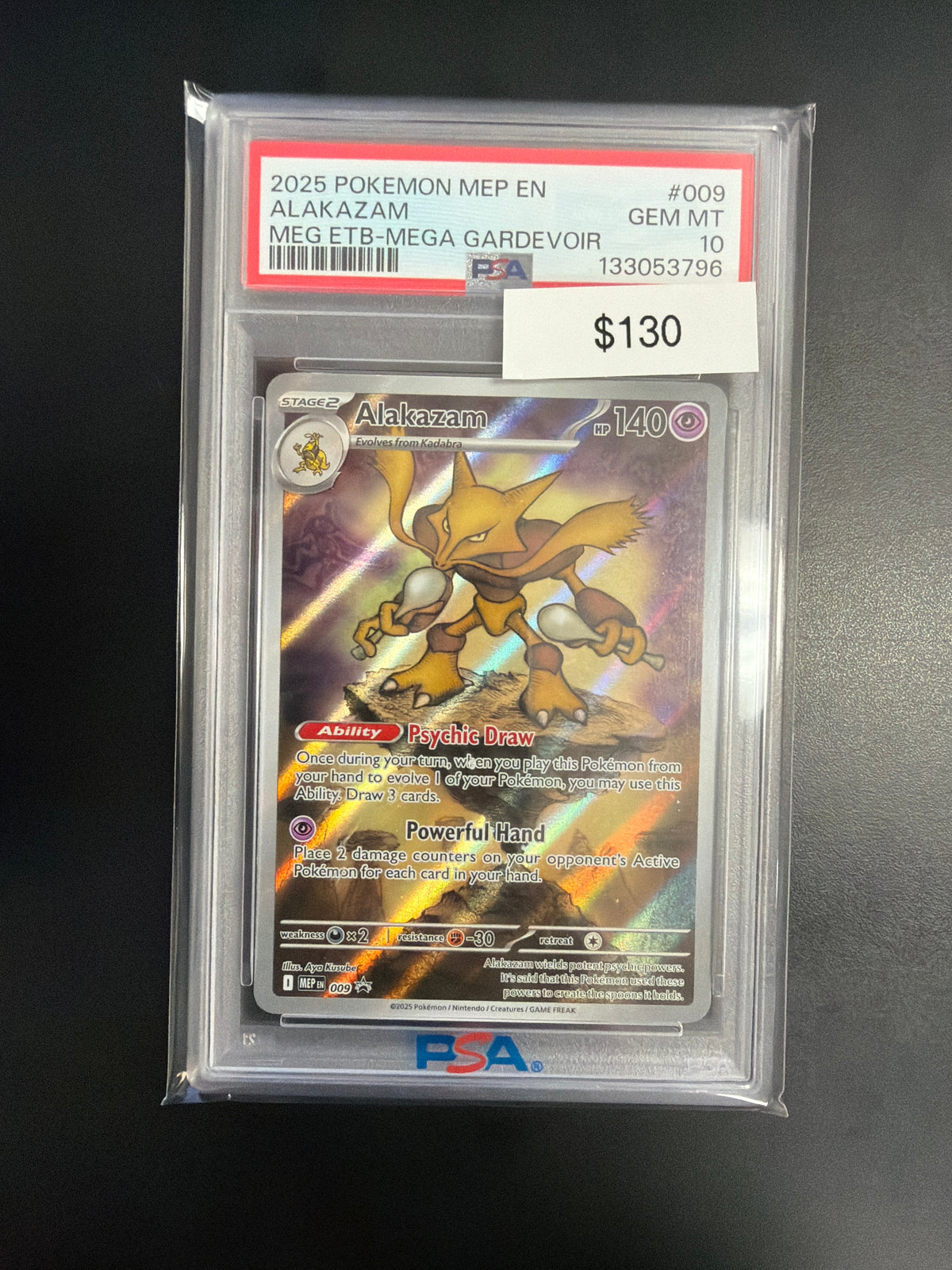 Pokemon Alakazam Promo #009 PSA 10