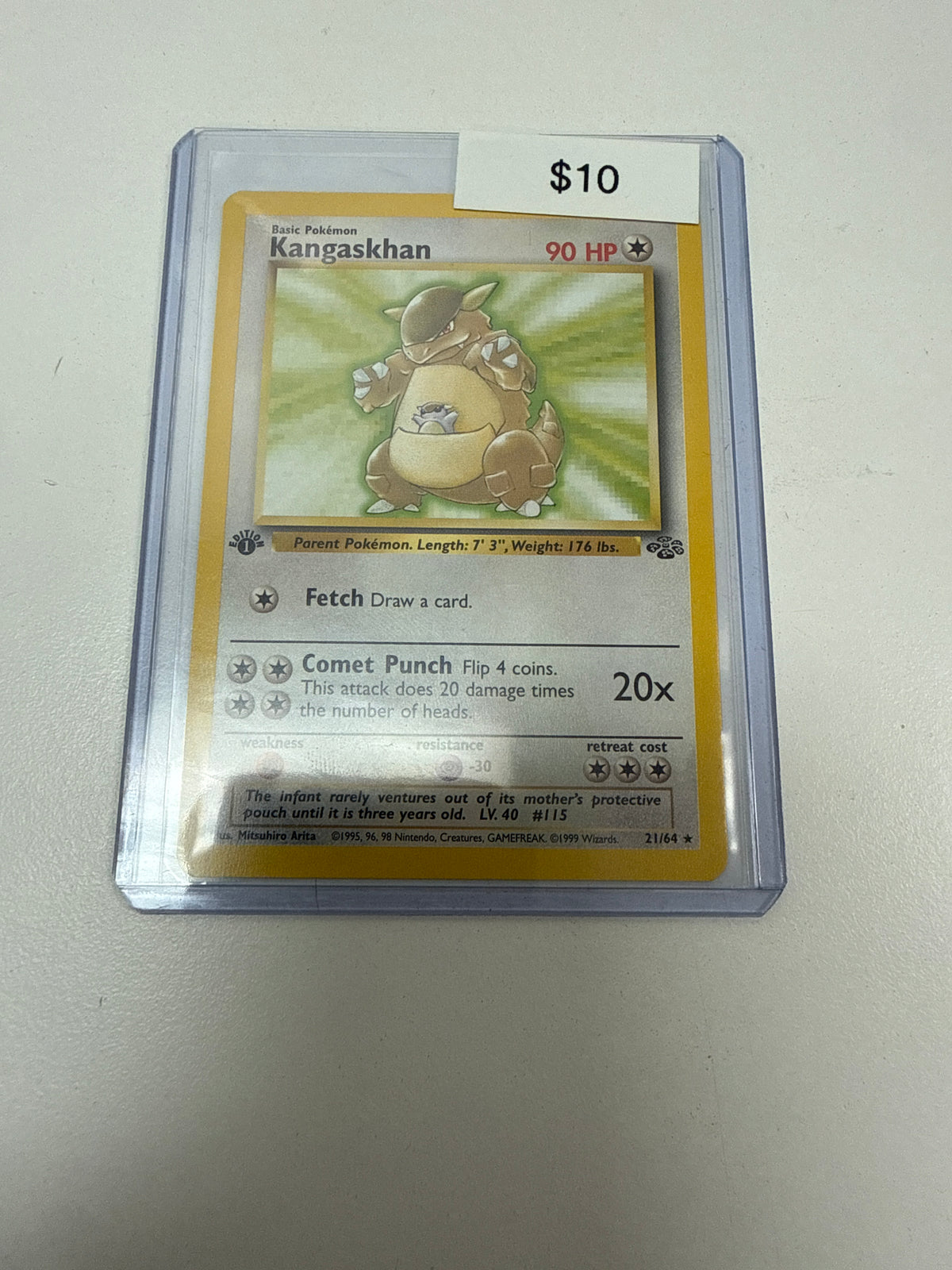 Pokemon Kangaskhan 1st Ed Non-Holo #21/64