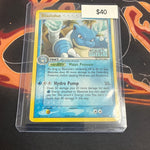 Pokemon Blastoise Ex Crystal Guardians 14/100 Rev. Holo HP