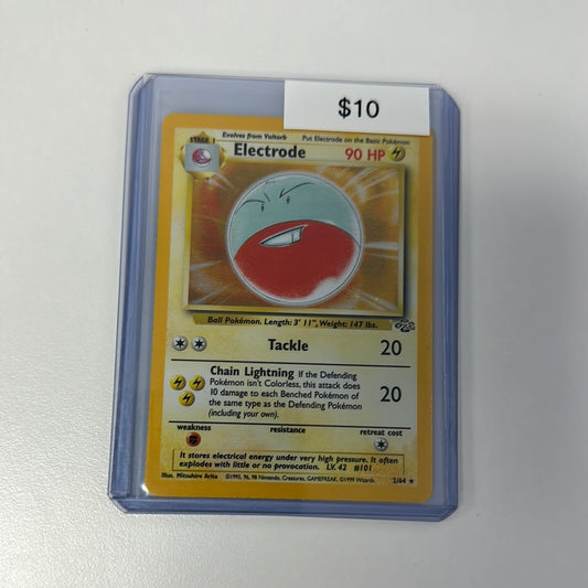 Pokémon Electrode Jungle 2/64 Holo