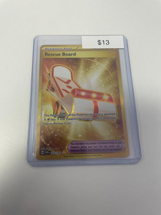Pokemon Rescue Board Gold #225/167