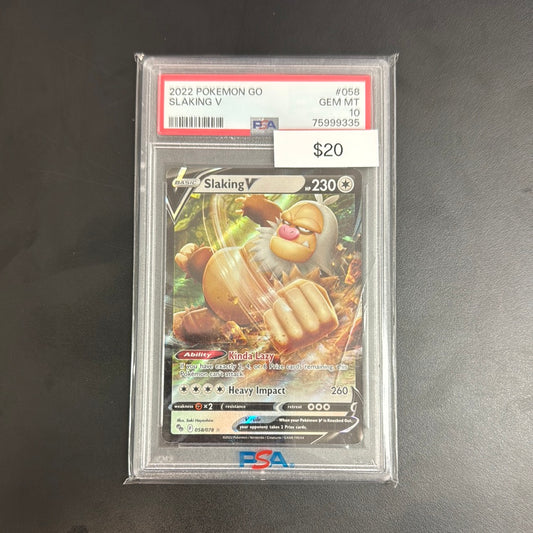 Pokémon GO Slaking V PSA 10