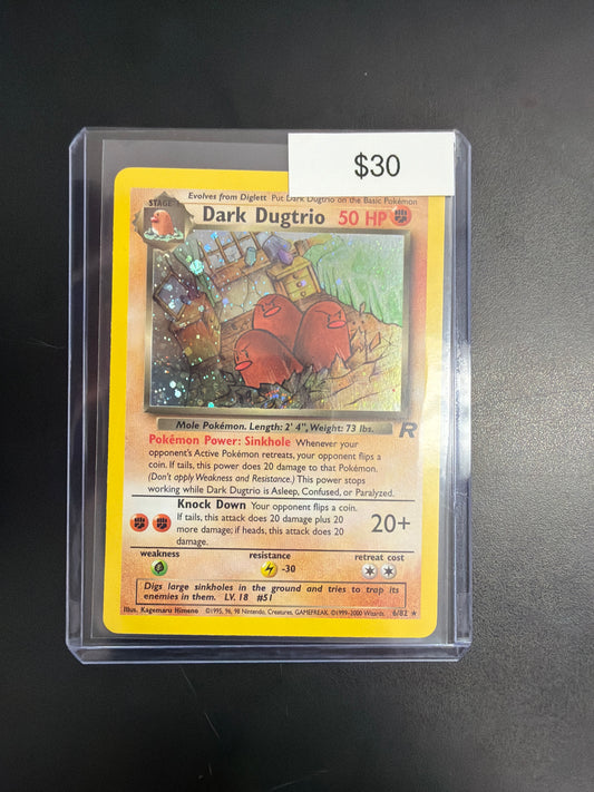 Pokemon Dark Dugtrio 6/82 NM