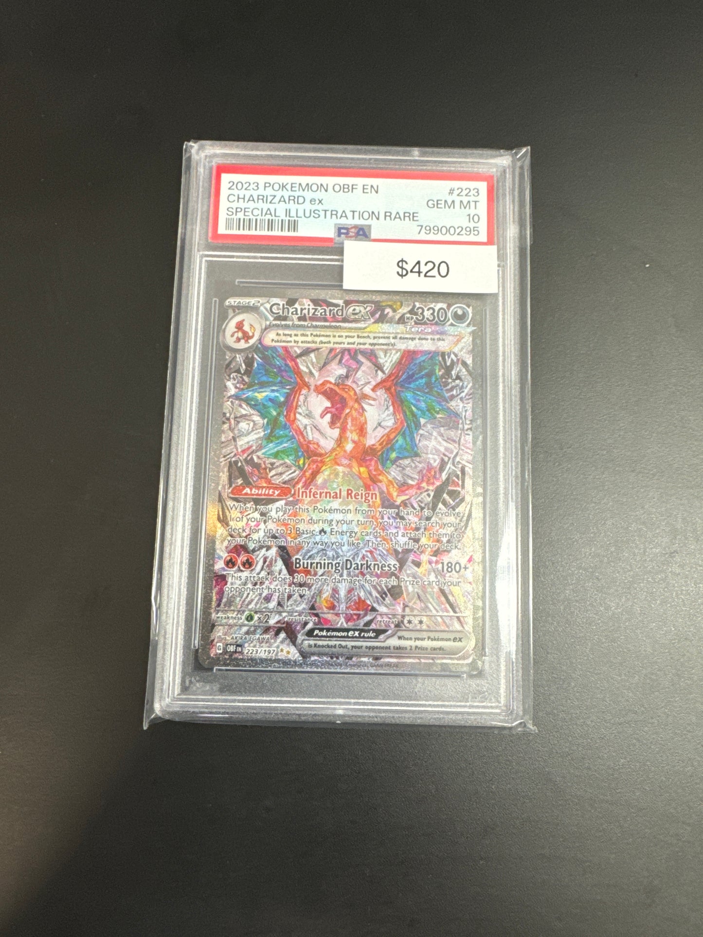 Pokémon Charizard EX 223 PSA 10