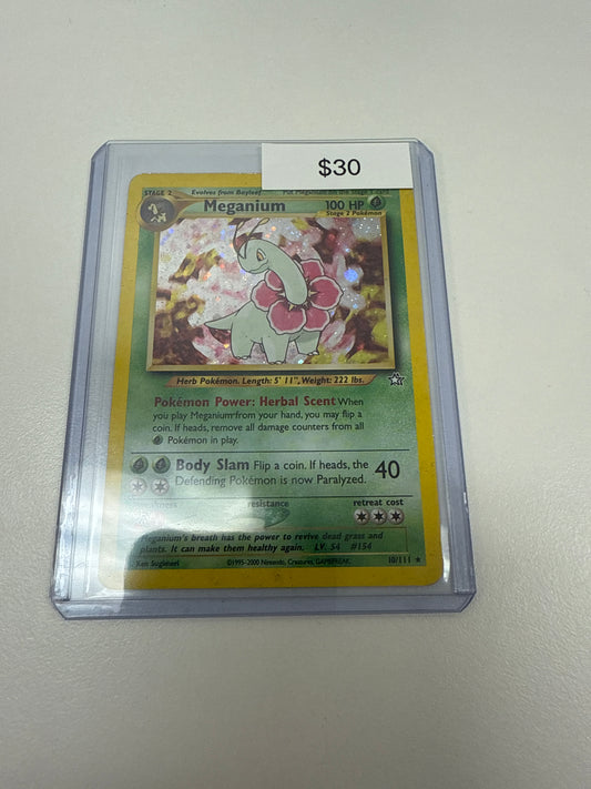Pokemon Meganium Holo #10/111