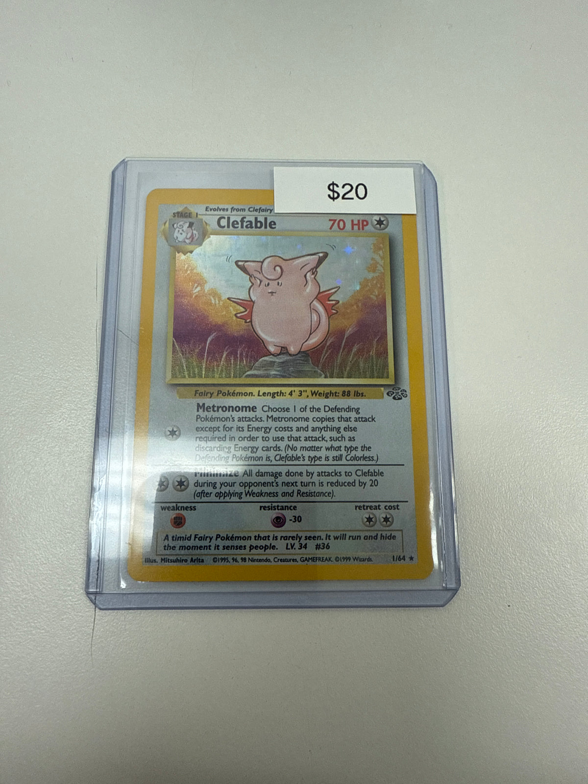Pokemon Clefable Holo #1/64