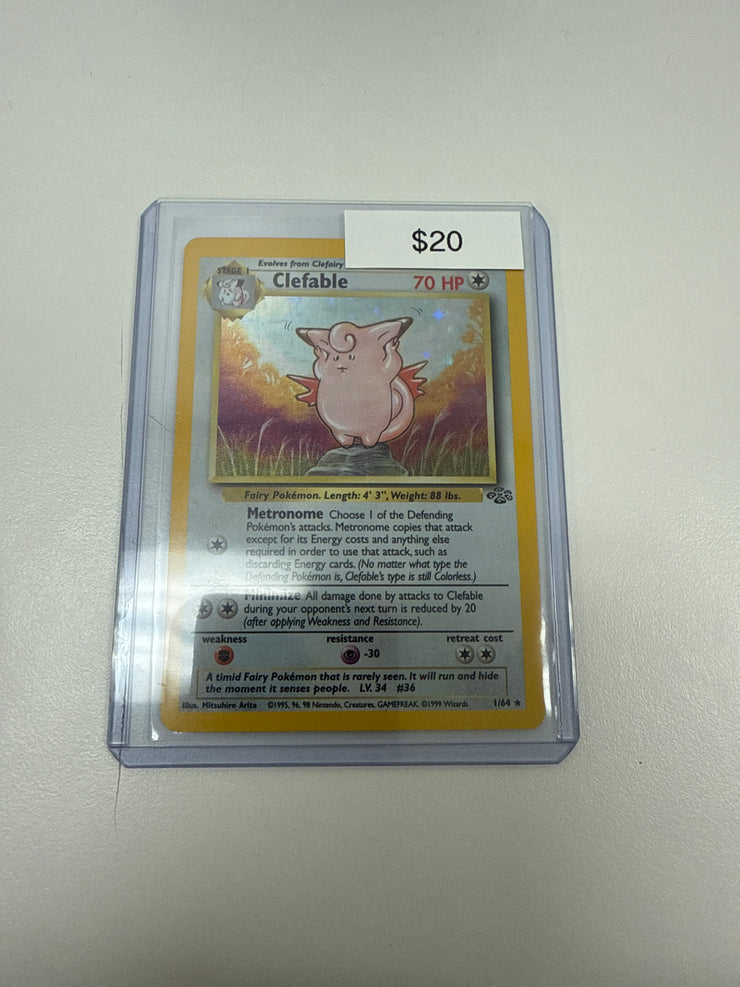 Pokemon Clefable Holo 