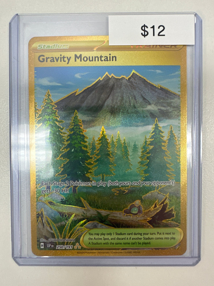 Pokemon Gravity Mountain Surging Sparks 250/191