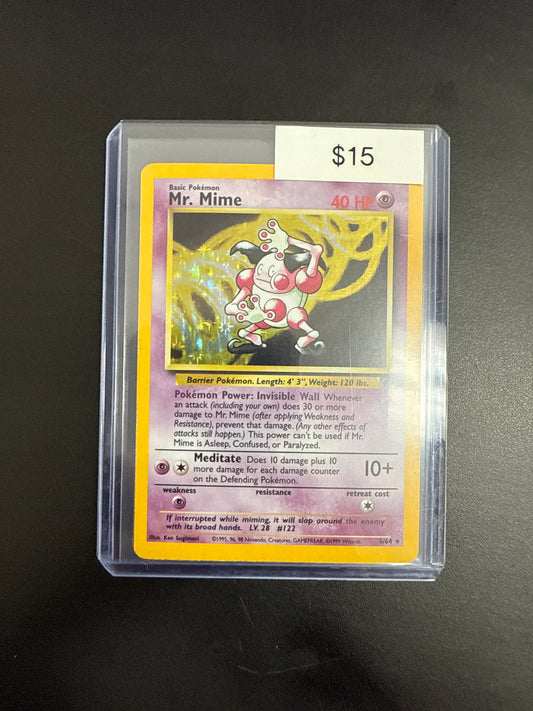 Pokémon Mr. Mime Holo 6/64