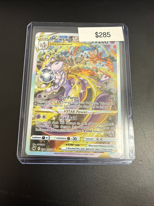 Pokémon Mewtwo VSTAR Crown Zenith GG44/GG70