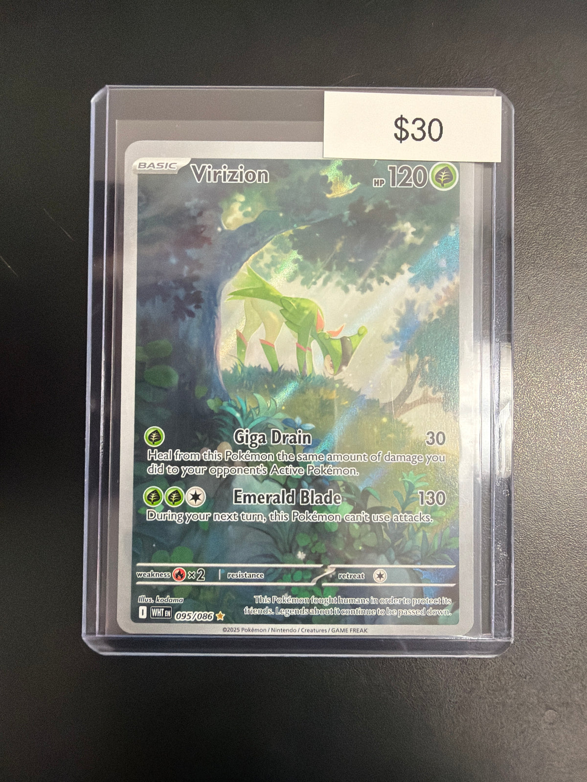 Pokemon White Flare Virizion #095/086