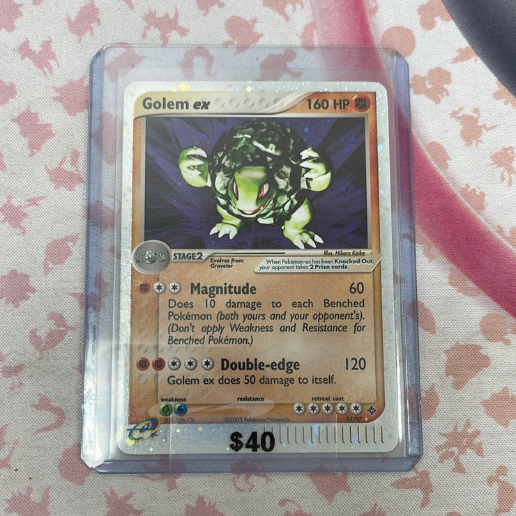 Pokémon Golem ex Dragon Holo 91/97