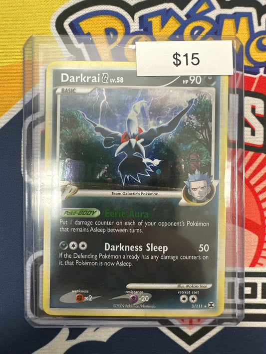 Pokemon Holo Rare Darkrai G 3/111