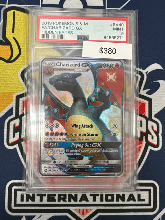 Pokemon Charizard Gx Shiny Full Art SV49/SV94 PSA 9