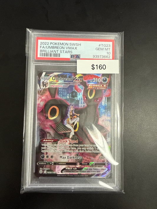 Pokémon Umbreon VMAX TG23 PSA 10