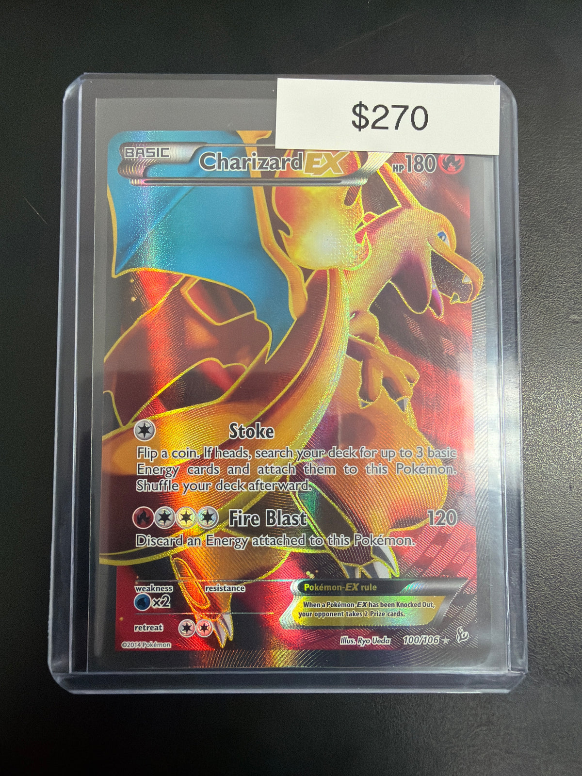 Pokemon Charizard EX #100/106