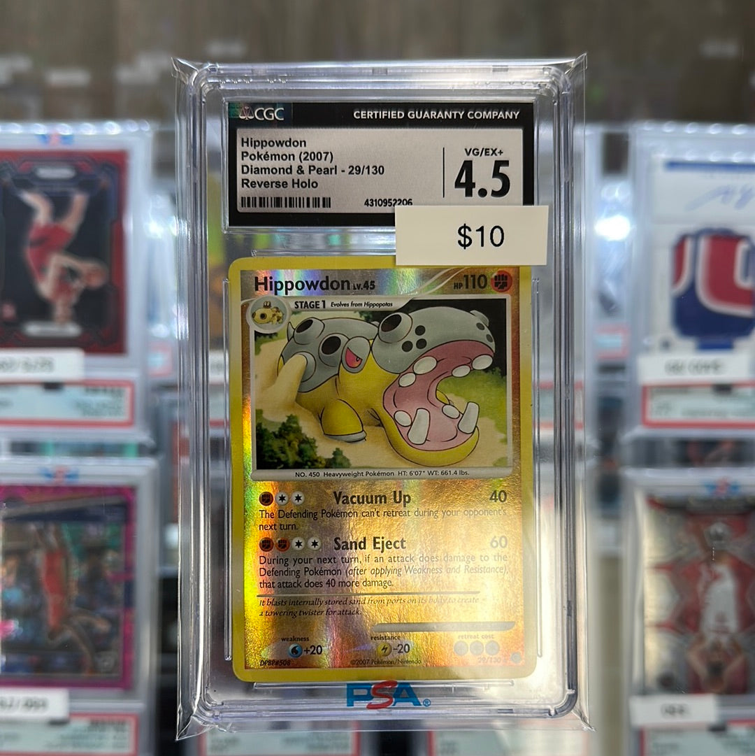 Pokémon Diamond Pearl Hippowdon CGC 4.5
