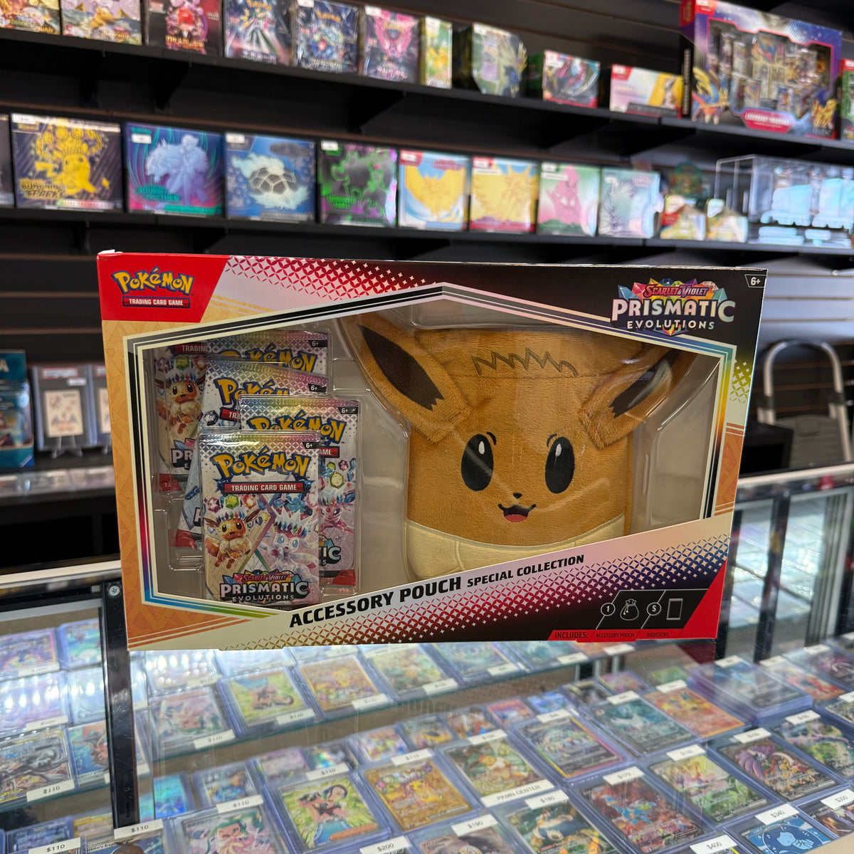 Pokémon Prismatic Evolutions Eevee Accessory Pouch Special Collection