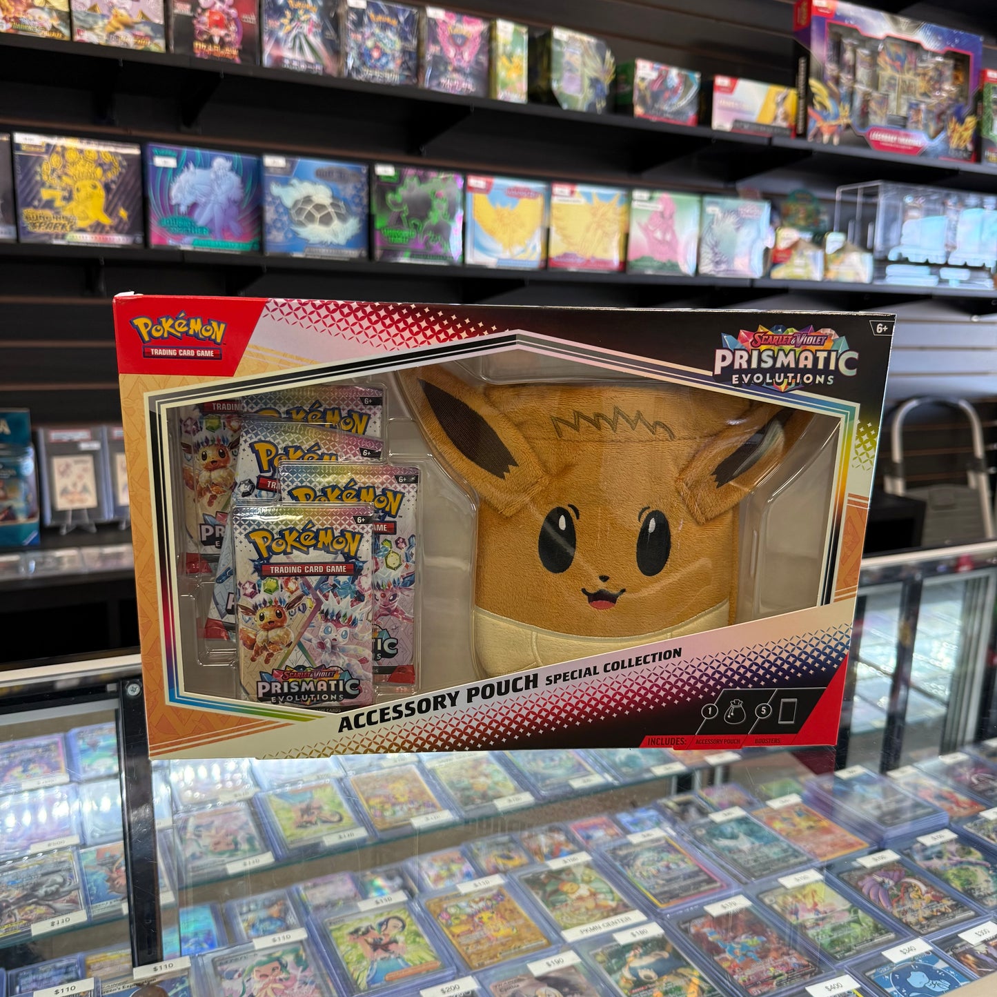 Pokémon Prismatic Evolutions Eevee Accessory Pouch Special Collection