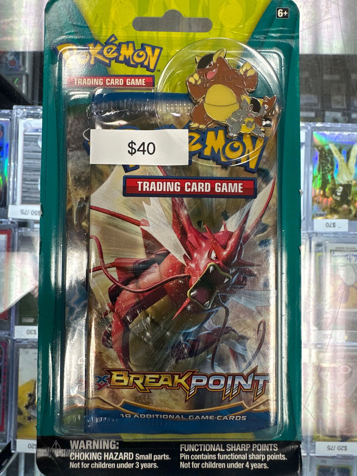 XY Break Point 2 Pack Blister with Mega Kangaskhan Pin