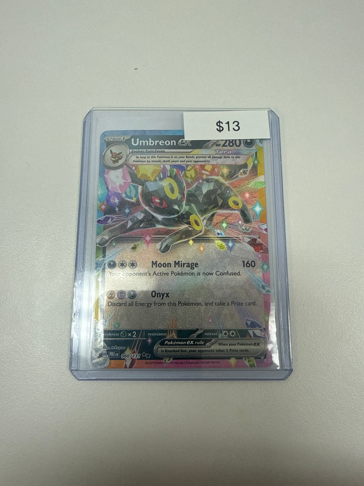 Pokemon Umbreon Ex #060/131