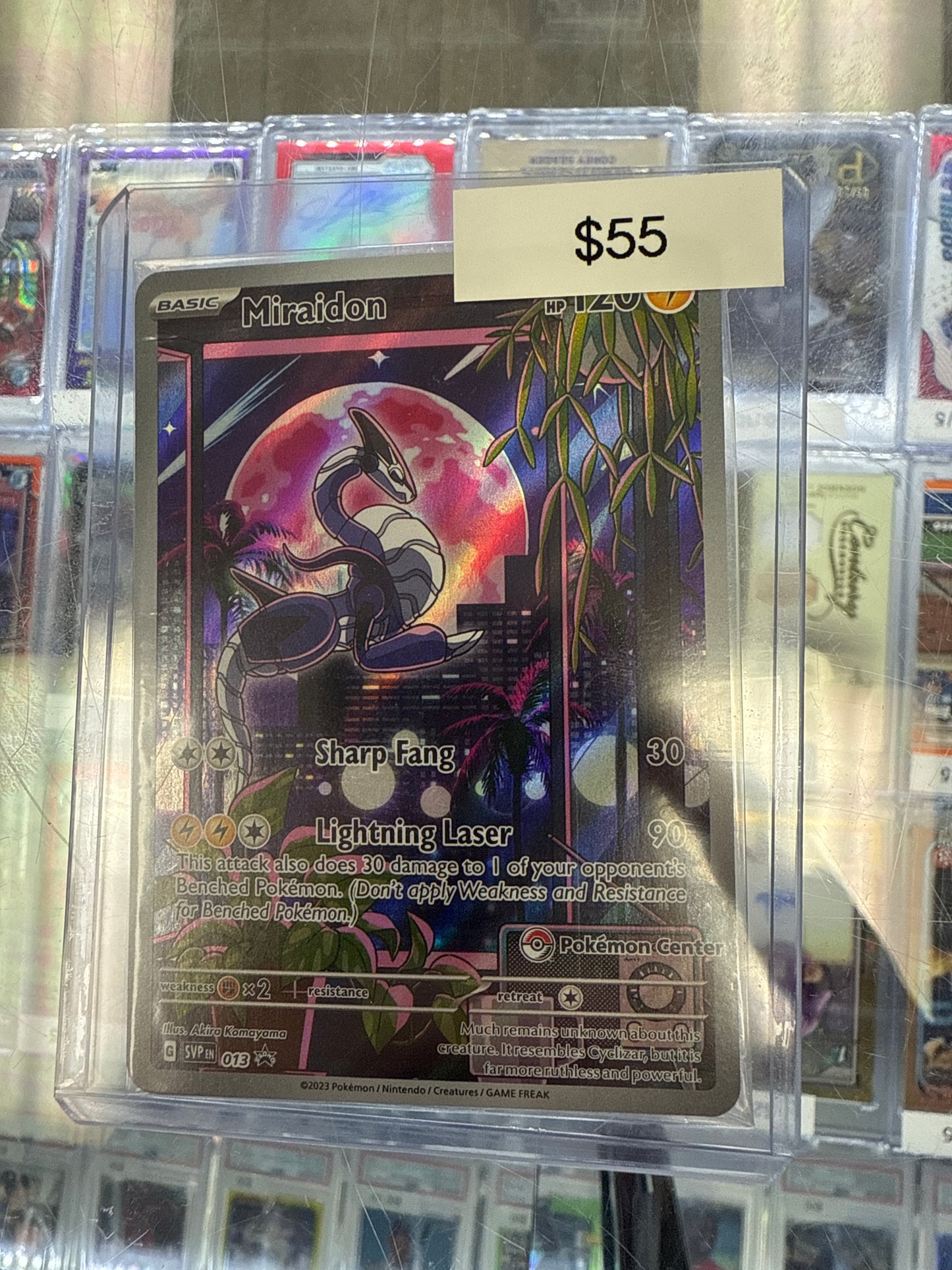 Pokemon Miraidon Pokemon Center Promo #013