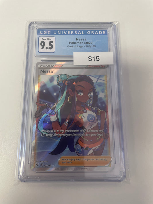 Pokemon Nessa #183/185 CGC 9.5