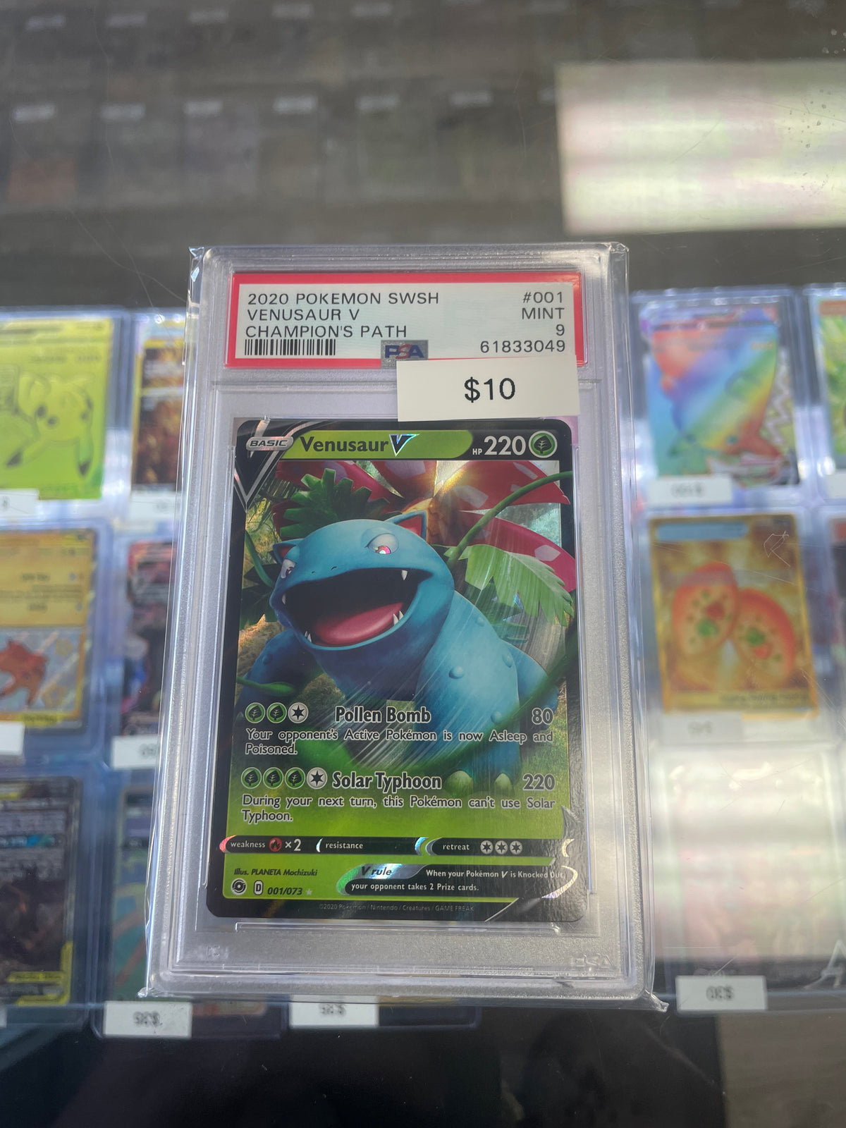 2020 Venasaur V PSA 9 #001/073