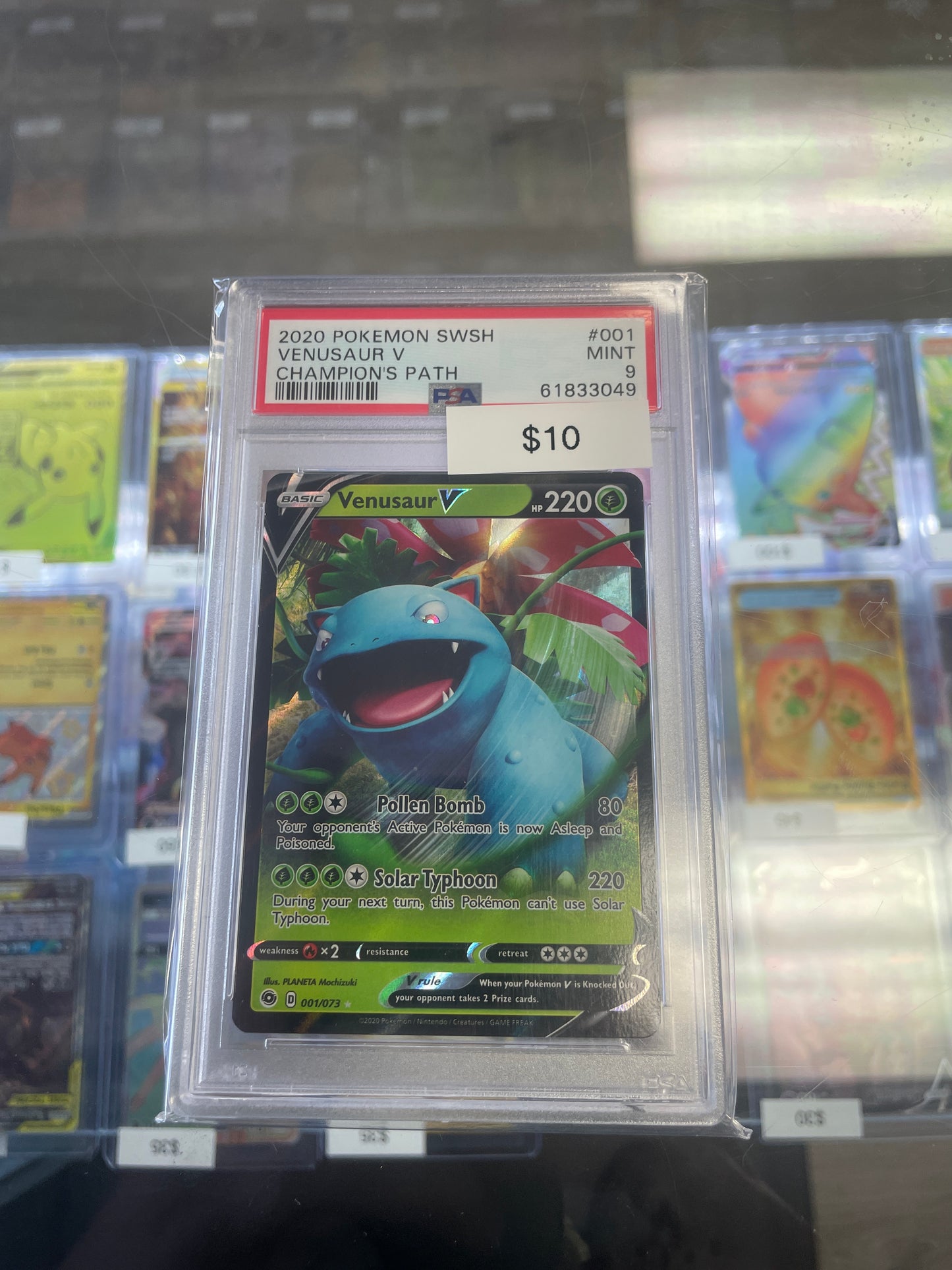 2020 Venasaur V PSA 9 #001/073