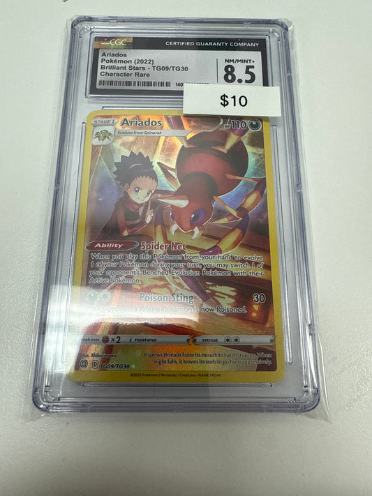 Brilliant Stars Ariados #tg09/tg30 CGC 8.5