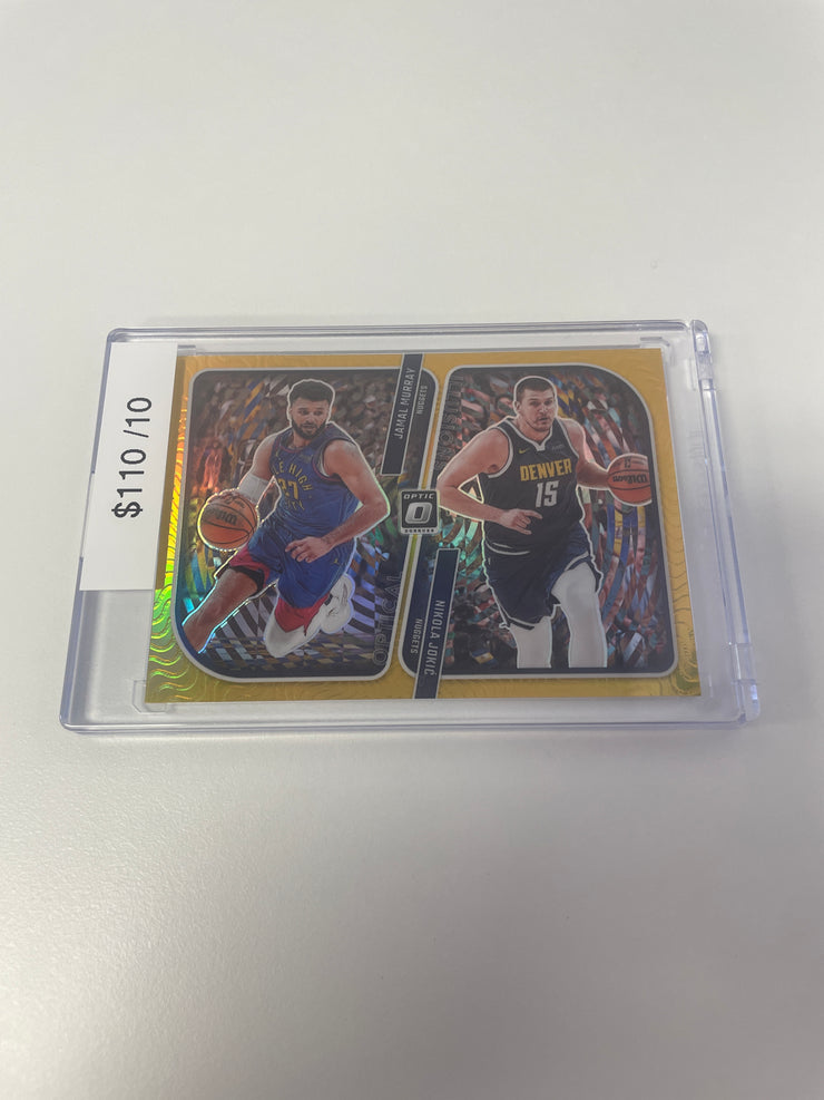 2023 Optic Jamal Murray/Nikola Jokic Gold 