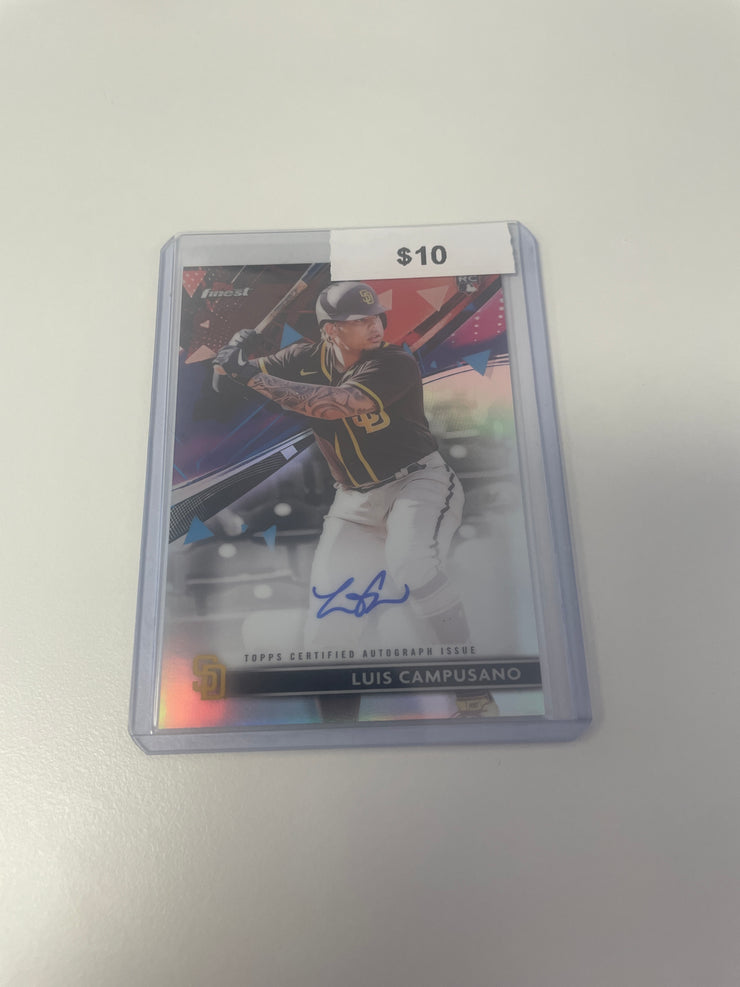 2021 Topps Finest Luis Campusano Ref Auto 