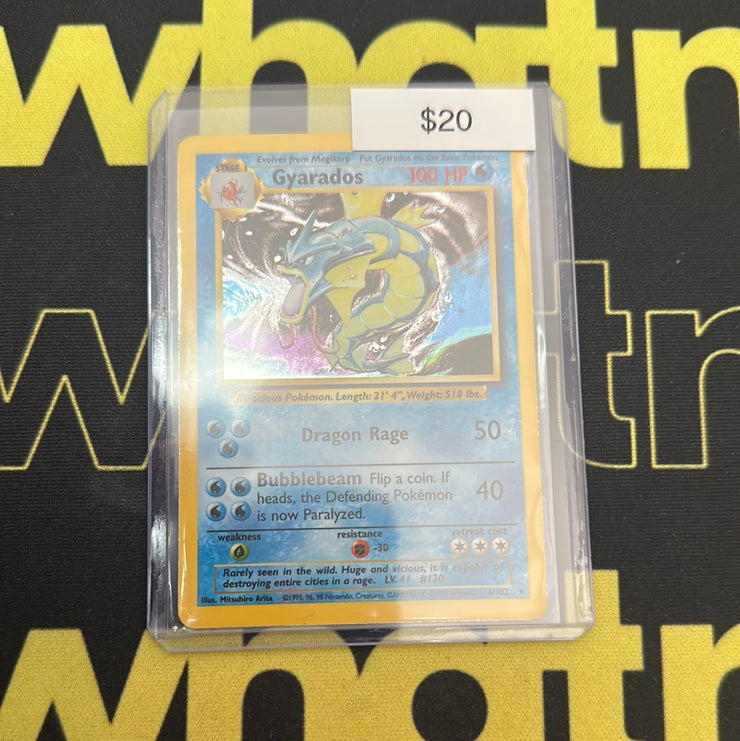 Pokémon GYARADOS Base Set Holo 6/102