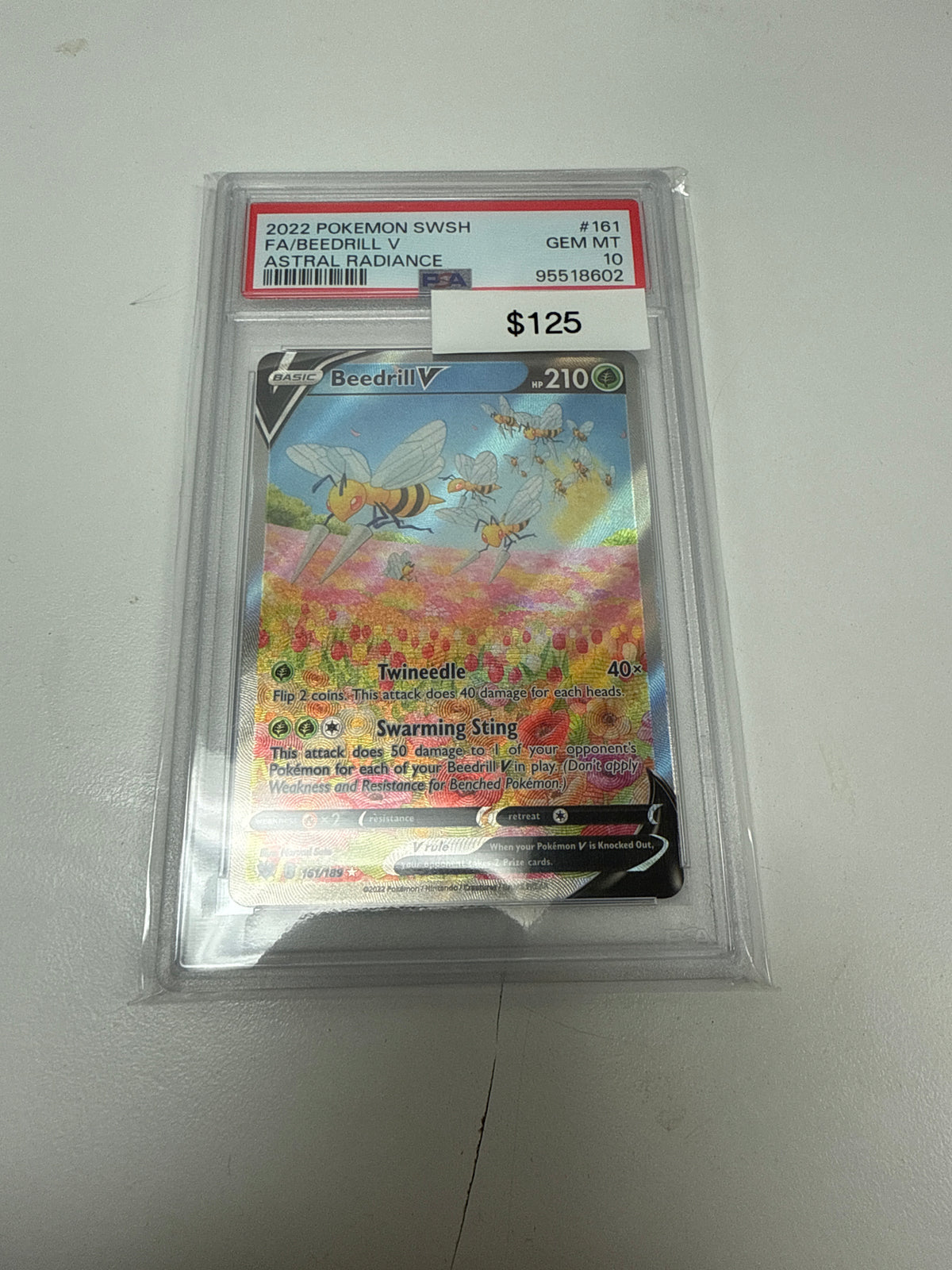 Astral Radiance Beedrill V #161/189 PSA 10