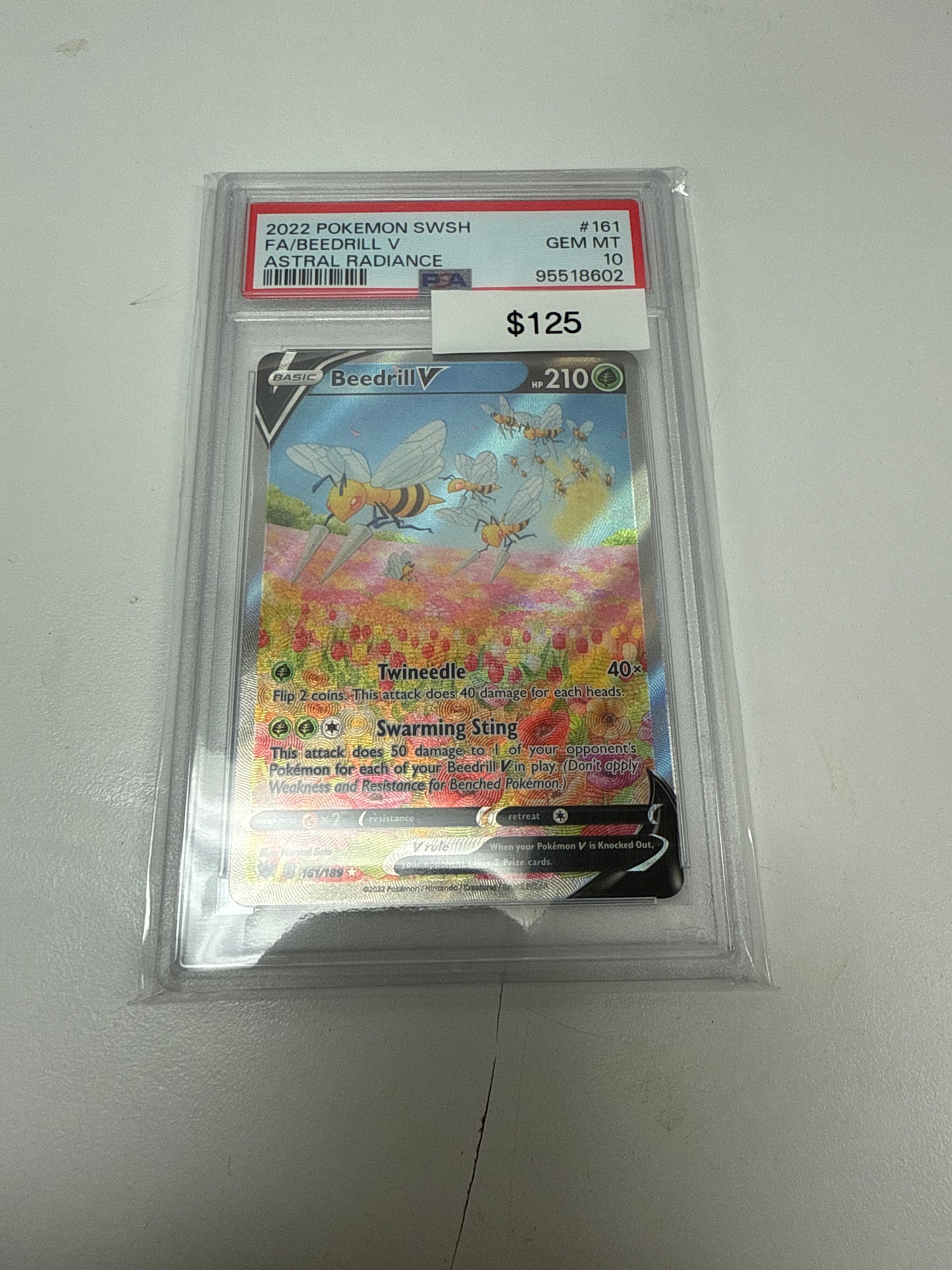 Astral Radiance Beedrill V #161/189 PSA 10