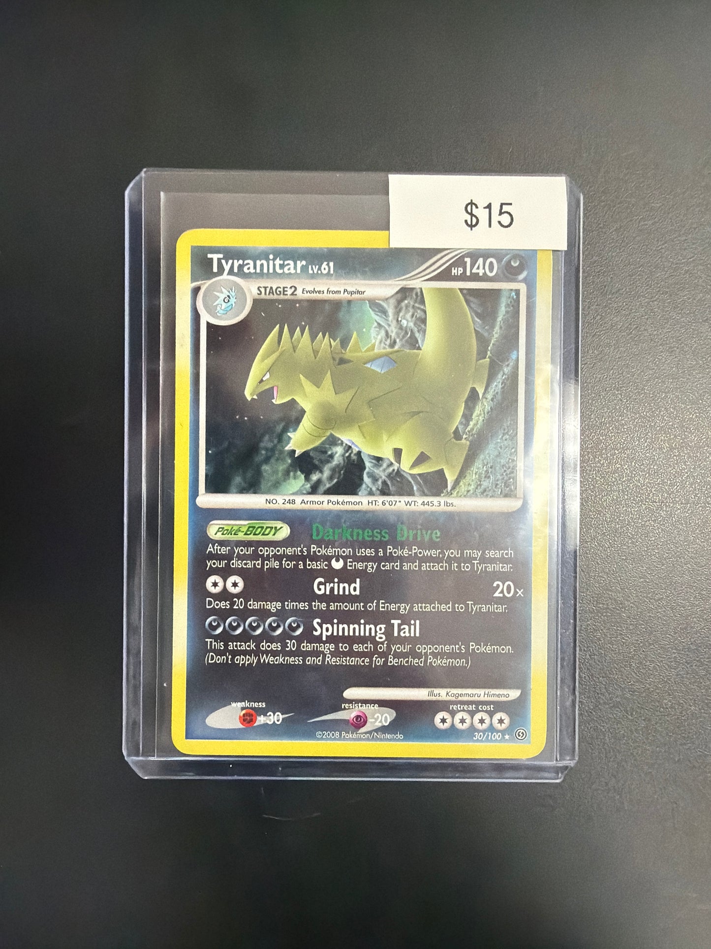 Pokemon Tyranitar 30/100